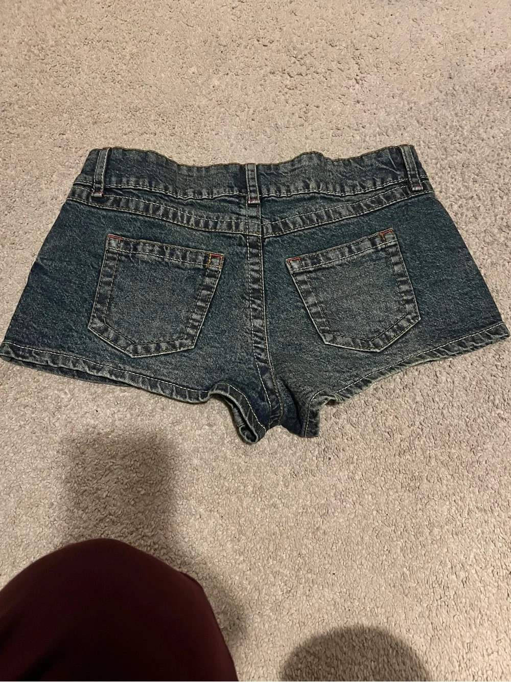 No Boundaries Women's Dark Wash Denim Shorts